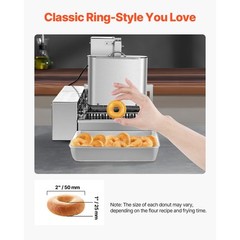 Commercial Automatic Donuts Making Machine Doughnut Maker 4 Rows 240 PCS/H