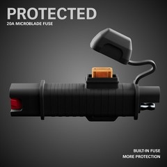 SafeAmp 3-pack X Connect to SAE Adapter with 20A Fuse