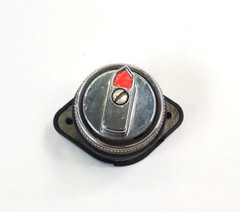 UNKNOWN BRAND 3 SELECTOR SWITCH KNOBS 2 POSITION & 1 PUSH BUTTON LOT OF 4