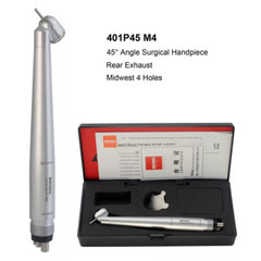 COXO Dental Surgical Handpiece 45 Degree Angle 4Hole Midwest LED Reverse Air NSK