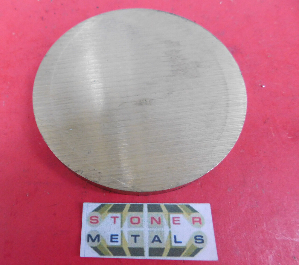 3″ Diameter C360 BRASS ROUND ROD 1/2″ long Solid H02 Lathe Bar Stock Half Hard