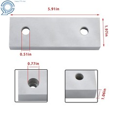 1 Pair Precision Reversible Aluminum 6″ × 2″ × 1″ Soft Jaws For 6″ Milling Vise