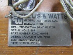 💥 NEW ELLIS & WATTS 700W BAND HEATER KPA-HTR5000 120V 700W K0907-0104-8