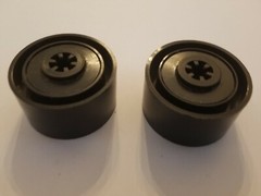 Pitney Bowes PB Blue Crest (QTY-2) R184072 IDLER ROLLER ASSY (R)