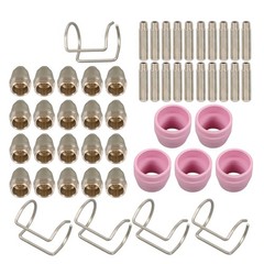 KIT TIPS CUT50 60Amp 50pcs SG-55 AG-60 WSD-60 Plasma Cutter Torch Consumables