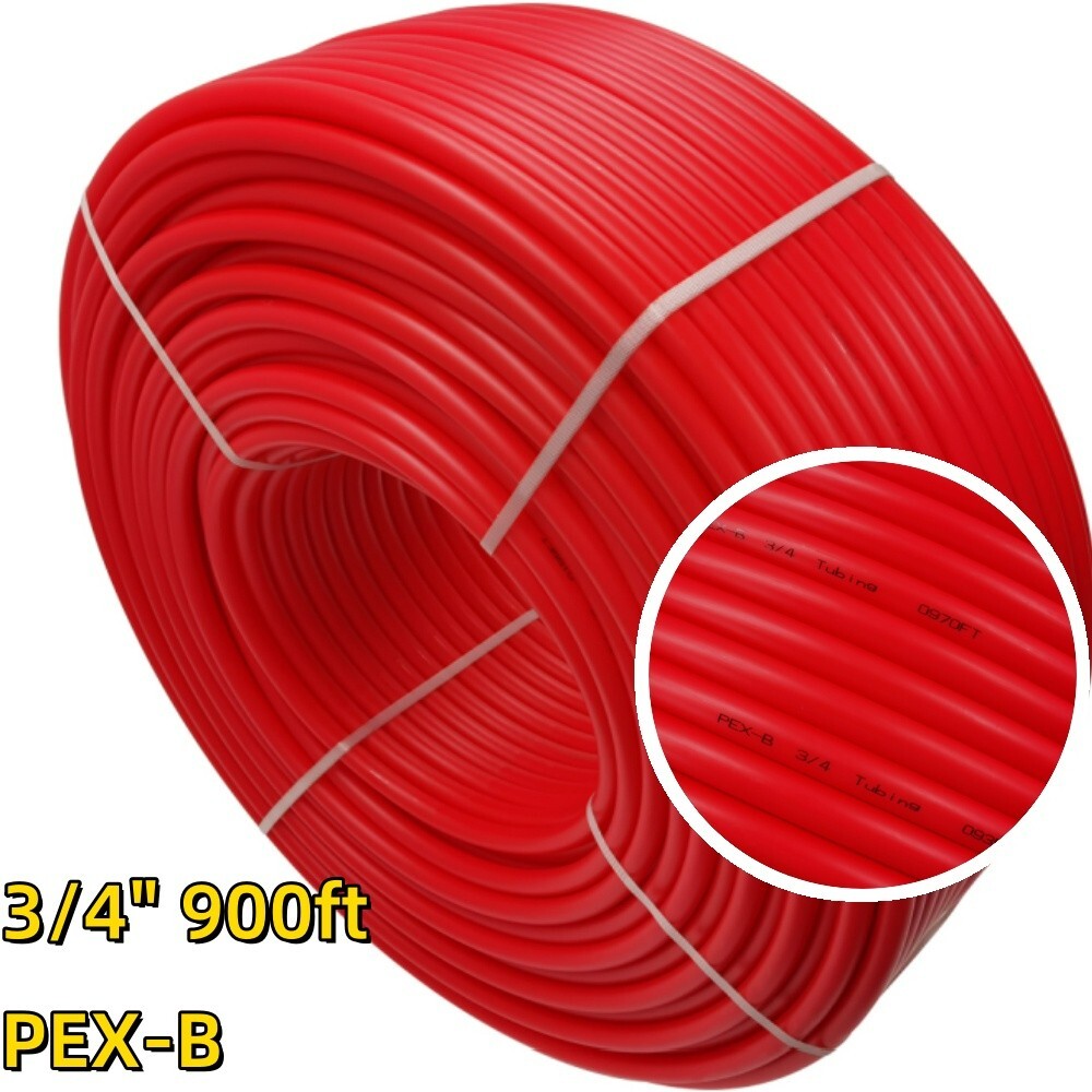 3/4″ 900ft Radiation Heated Oxygen Barrier Tube PEX-B EVOH Floor Heating Pipe