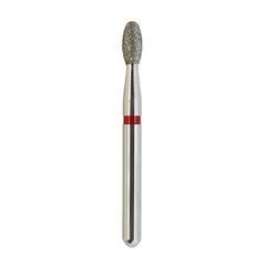 Multi-Use Diamond Burs FG 379/018F Egg Football Burr Fine Grit Red Friction Grip