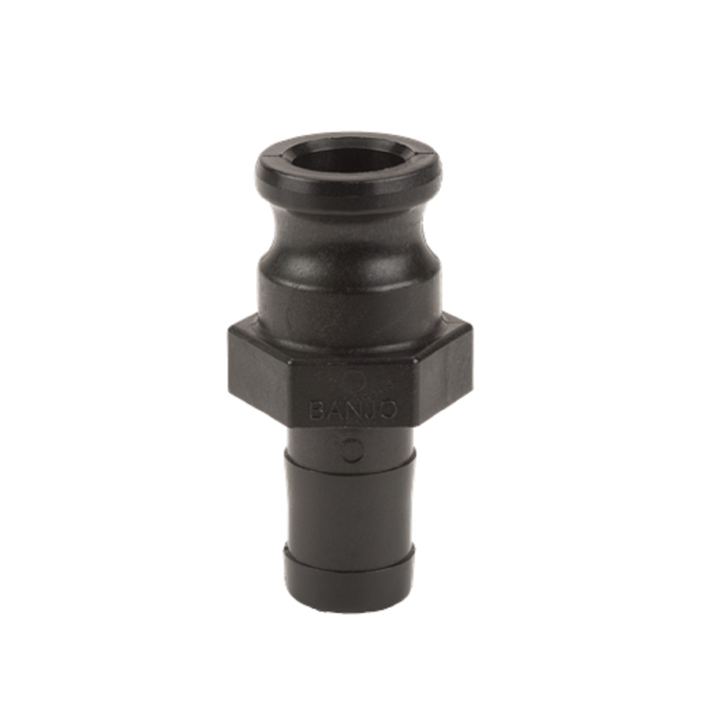 Banjo Poly Hose Barb Cam Lever Coupling 1″ Male Adapter X 1″ Hose Barb – 100E