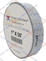 White DOT-C2 Reflective Tape Conspiciuity Safety Caution Night Trailer Truck Car