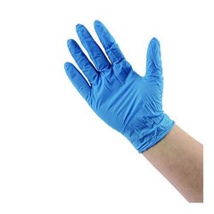 Boardwalk 395 Series Large Disposable Nitrile Gloves, 9.5″ Long, 2 Boxes of 100