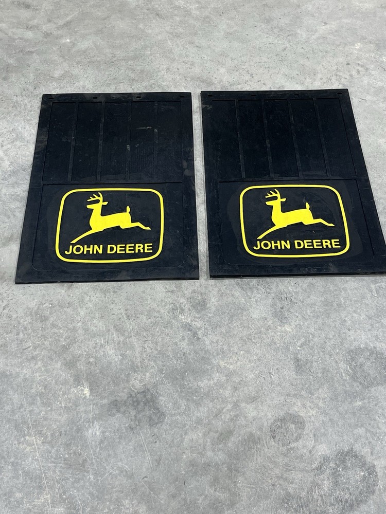 John Deere 24”x36” Rubber Mud Flaps For Heavy Equipment *NEW Not NOS**USA MADE*