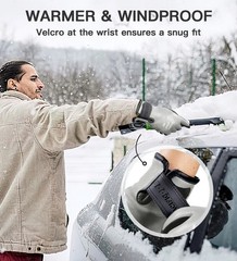 100% Waterproof Gloves Men and Women, Winter Work Gloves Cold Weather Large, NIB
