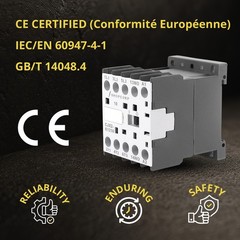 Mini Contactor 3-Pole 220V Coil 20A IEC 690V for HVAC & Lighting Control