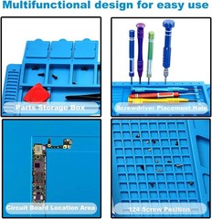 Soldering Mat Insulation Silicone Magnetic Repair Work Station Mat HeatResistant