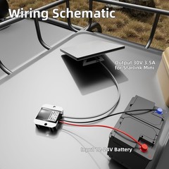 Starlink Mini 12V Adapter,Starlink Mini Power Supply Step Up