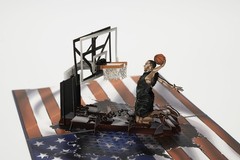 PQDGlobal 3D Popup Card of Basketball Player, 5.9 x 7.9 inches,