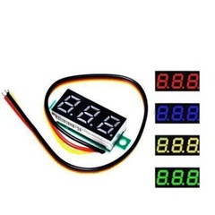 Mini DC 30V 2 Wire LED Digital Tube Display Panel Volt Meter Voltage Voltmeter#