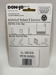 Don-Jo EL-102-619 EL102619 Satin Nickel Extended Lip Strike Brass – Brand New