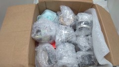 BOX OF USED AND NEW GAUGES AND METERS OF VARIOUS VALUES ALSO COMPOUND GAUGES
