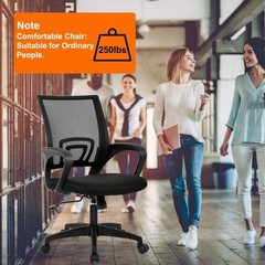 BestOffice Ergonomic Office Chair, Lumbar Support, Adjustable Height with Armres