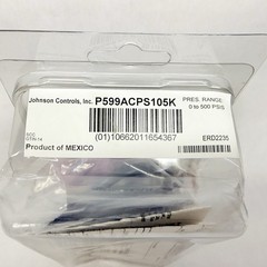 NEW Johnson Controls P599ACPS105K Pressure Transducer Kit 0-500 PSI, 0-20 mA