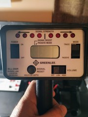 Used Greenlee (BLL-200) “Buried Line Locator” with Case and All Attachments