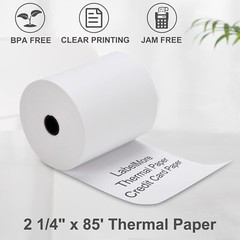 (40 Rolls) Cash Register Thermal Paper, 2 1/4×85″ – 1/2″ core, POS Receipt Paper