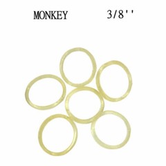 1 Pack 5000pcs Orthodontic Elastic Bands, 3/8″ Force 3.5 Rubber Rings Monkey