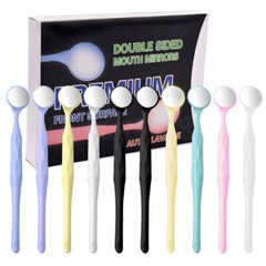 10PCS Dental Double Sided Anti-fog Mouth Mirror Oral Mirrors DL
