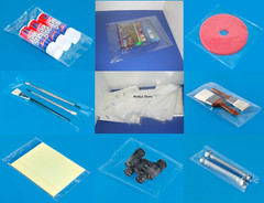100 Clear 10 x 14 Flat Poly Bags open top Plastic Packing Uline best 1 MIL thick