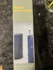 Impact 8-oz. Drum Pump model 2202 Pail Pump Fits 5, 15, 35, 55 Gallon 3/4” -2”
