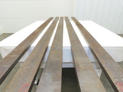 Mild Carbon Steel Rectangle Flat Bar 1″x 3-1/4″ x 86″ 80Lbs Lot of 5pcs