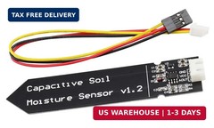 3PCS Capacitive Analog Soil Moisture Sensor 3.3-5.5V Corrosion Resistant Humidit