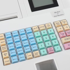 Cash Register LED Display Electronic POS System, Thermal Digital Cash Register