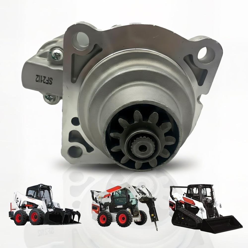 Bobcat Skid Steer Starter Motor S185 T190 Kubota V2203 12V 6676957 6685190 72833