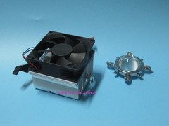 20w 50w 100W LED Aluminium Heat Sink Cooling Fan 44mm Lens + Reflector Bracket