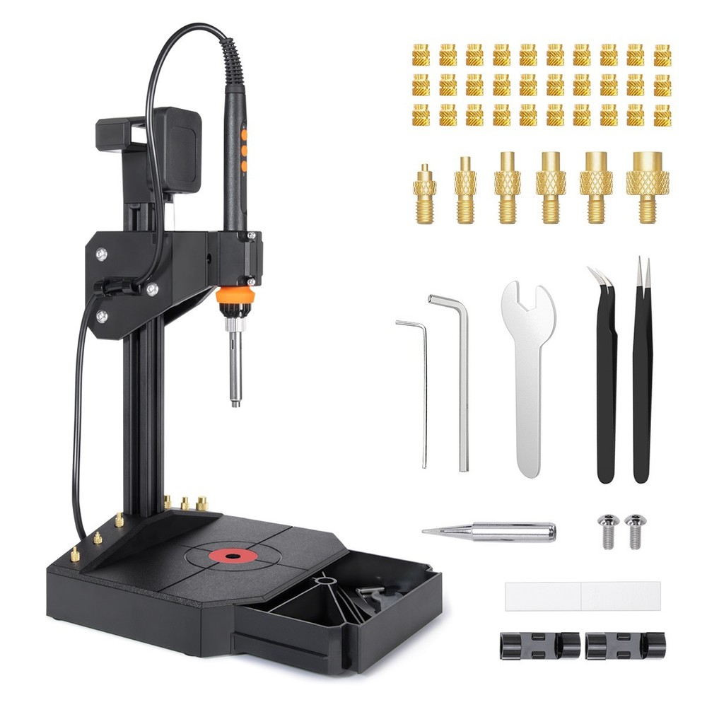 Mintion Heat Set Insert Press Tool 90W Digital Iron M2-M8 for 3D Printed Parts