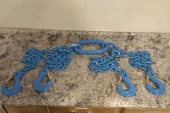 Pewag 10G120QOS/5 5 Ft Length Blue Steel 4 Leg Chain Sling