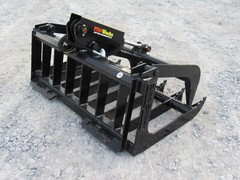 48″ Single Cylinder Root Grapple Bucket Attachment Fits Skid Steer Quick Attach