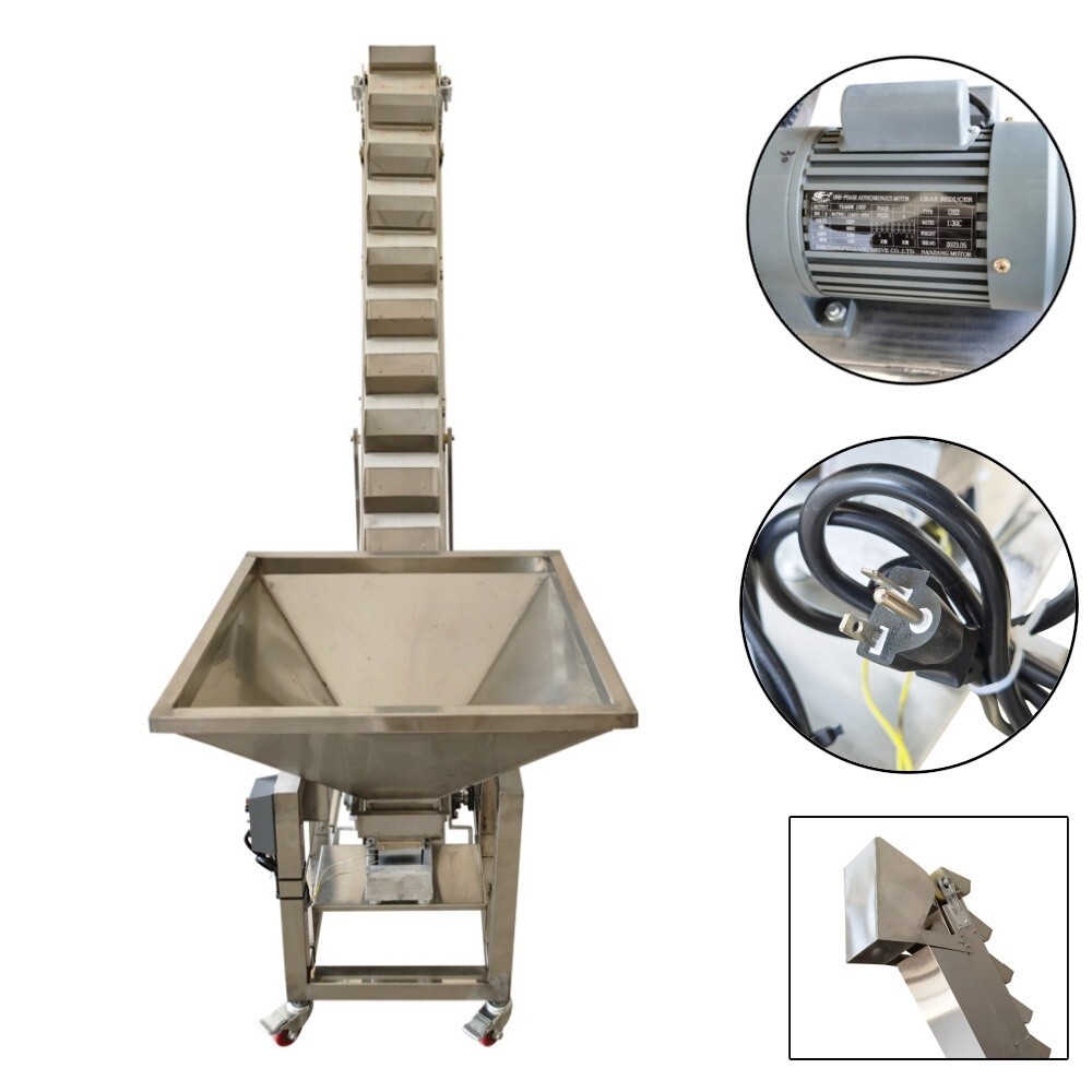 Tipping Bucket Automatic Feeding Machine Materials Feeder 220V 1.9m