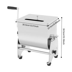 Commercial Tilting Mixer, Manual Meat Mixer, Sausage Mixer Machine 22lbs