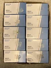 Ambitex NMD5201 Powder Free Nitrile Gloves Medium 1 case (10boxes /1000 gloves)