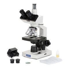 OMAX M83E 40X-2500X LED Trinocular Lab Compound Microscope w/ Mechanical Stage