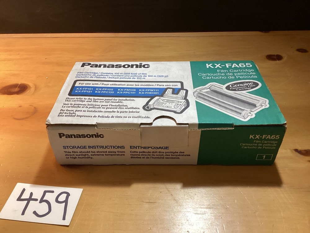Panasonic KX-FA65 Film Cartridge 100M (328 feet) Fax Machine Film OEM Brand NEW