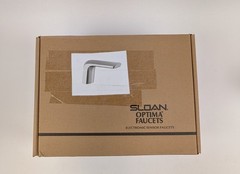 Sloan Optima Plus EBF415 Sensor Faucet Brushed Nickel Battery Operated 0.5 GPM