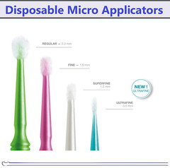 1000 Microbrush Micro Brush Applicator Tips Regular, Fine, Super Fine Ultra Fine
