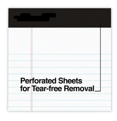 New White 5″ x 8″ Premium Narrow Ruled Writing Pads (12/Pack)