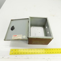Hoffman A-10N86 10″ x 8″ x 6″ Steel Electrical Enclosure W/Backplate Type 1
