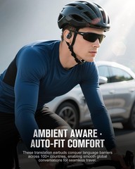 Translation Earbuds 6-in-1 Bluetooth 6.0 Real Time AI 42H Playtime Inglés