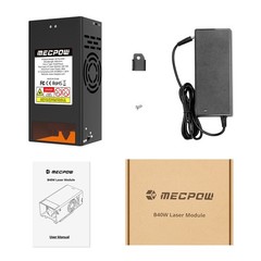 Mecpow B40W Laser Engraver Module for Laser Engraver,40W & 20W Cutting Head